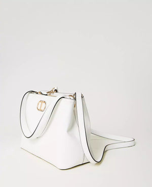 TWINSET BORSA TOP HANDLE CON OVAL T