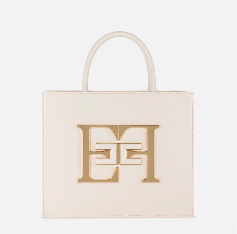 Elisabetta Franchi Borsa a mano media con logo