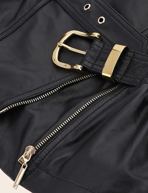 MARCIANO BY GUESS GIACCA BIKER IN VERA PELLE