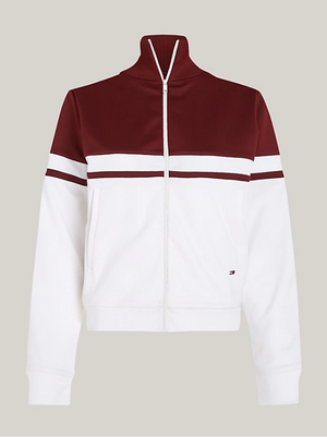 TOMMY HILFIGER GIACCA SPORT COLOR BLOCK CON ZIP