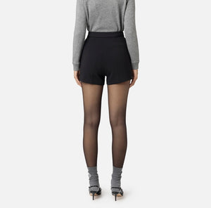 Elisabetta Franchi Shorts in crepe stretch con morsetto