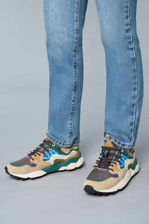 Flower Mountain Sneakers in suede e tessuto tecnico Yamano 3 Uni