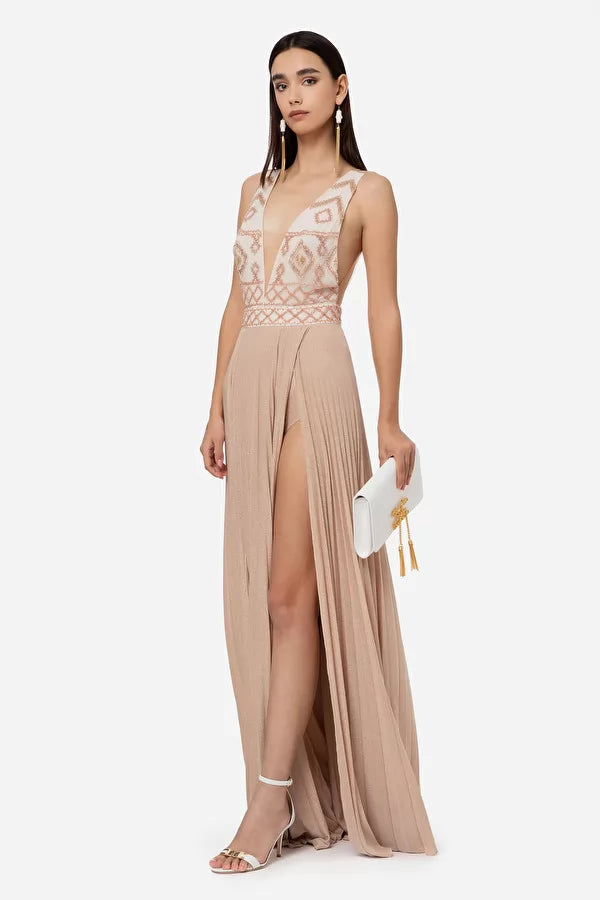 Elisabetta franchi abito lungo hot sale